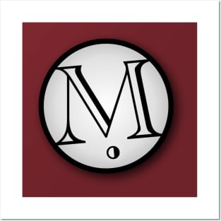 The letter "M"... Posters and Art